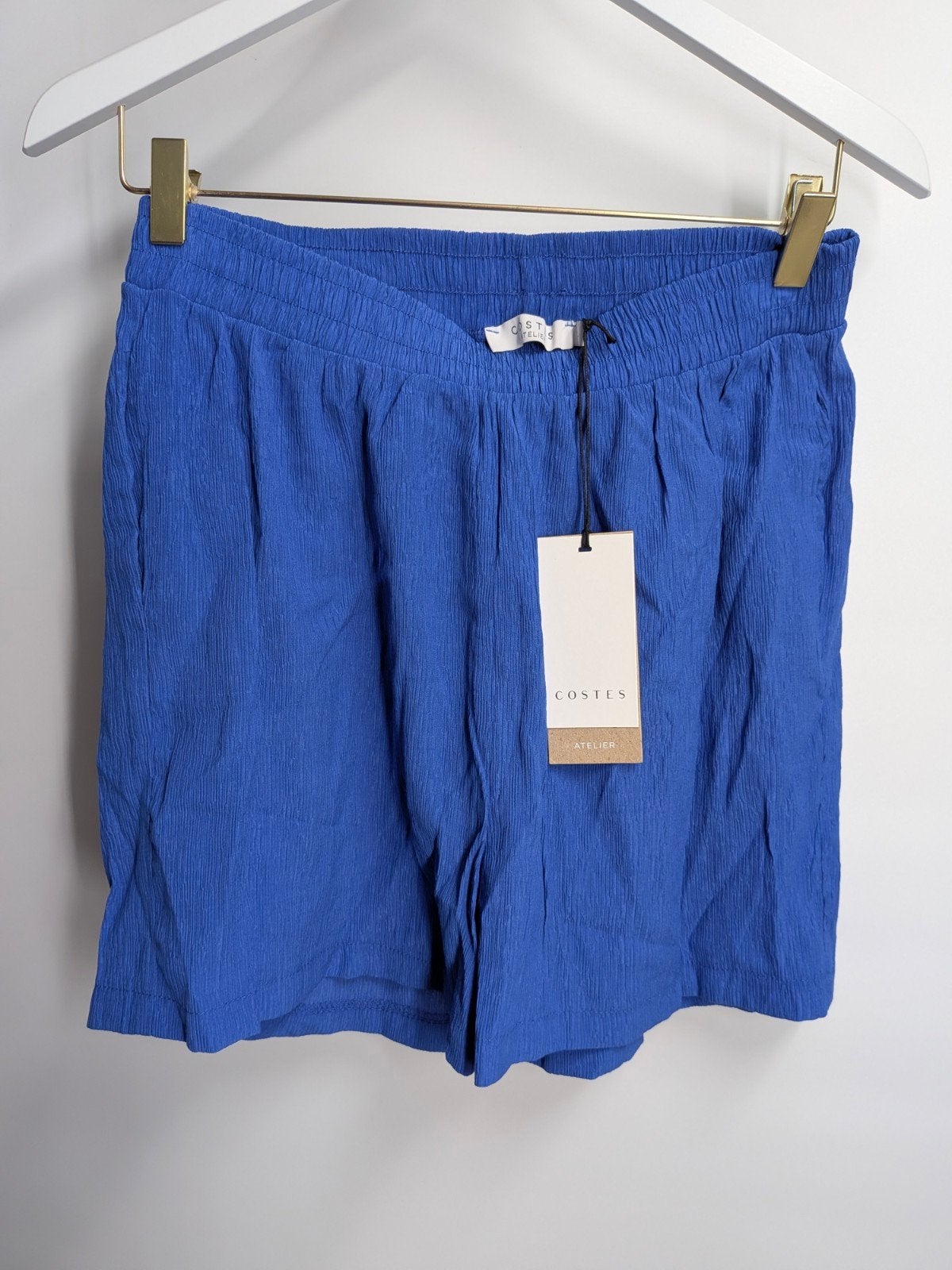 Nieuwe Costes Atelier shorts, maat L, blauw, Maat 38/40 (M), Kort, Blauw, Costes Atelier