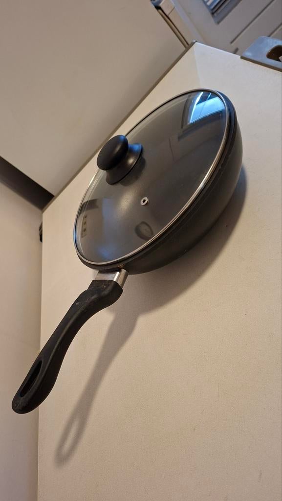 Wok met deksel, Ophalen, Rvs, Wok