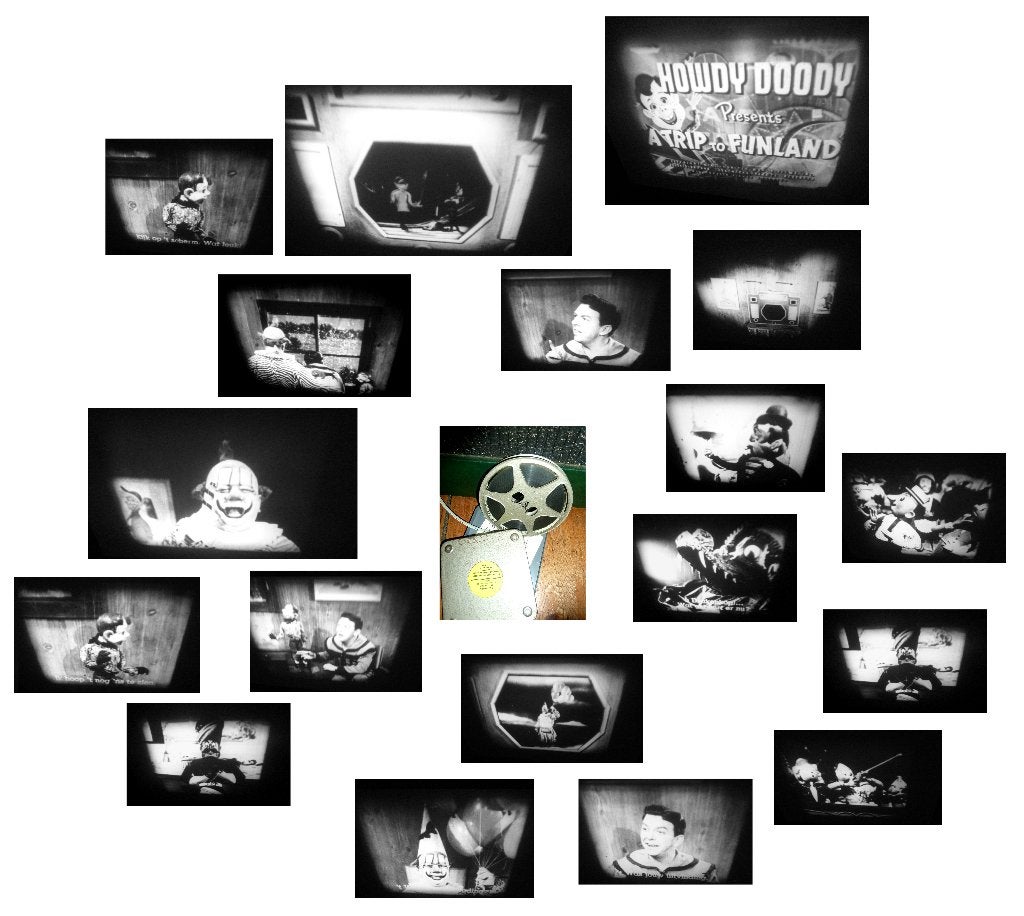 8mm film N8 Howdy Doody TRIP TO FUNLAND 1953 zw w, Audio, Tv en Foto, Filmrollen, Ophalen of Verzenden, 8mm film