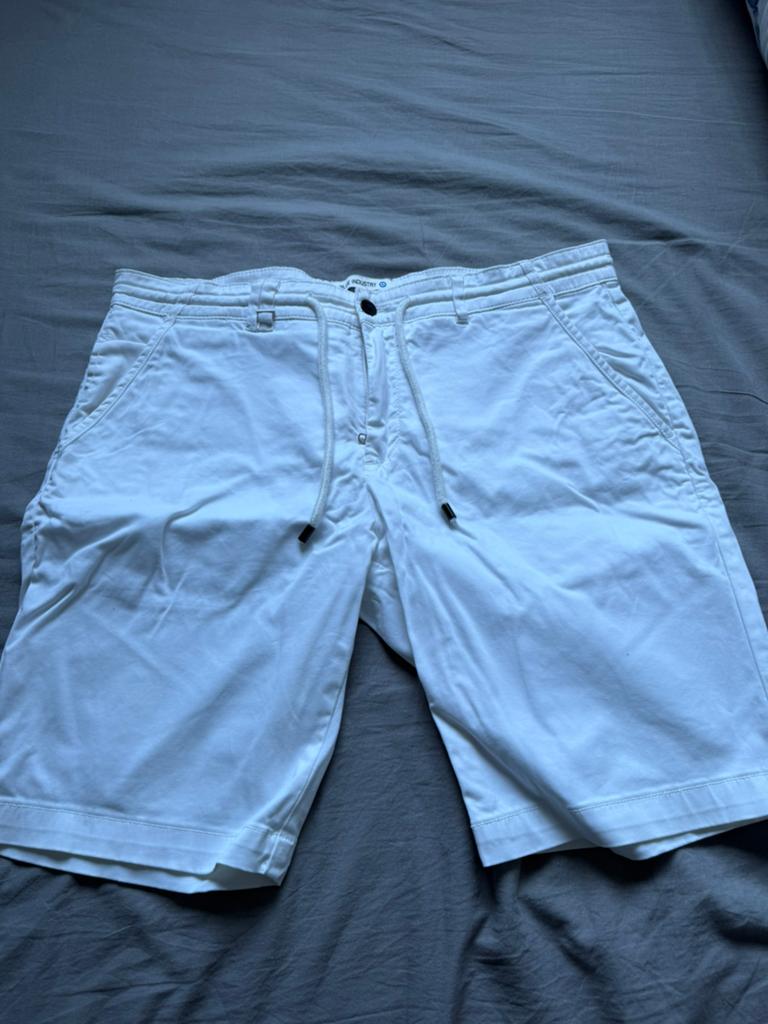 Blue Industry Heren broek, Ophalen of Verzenden, Zo goed als nieuw, Maat 52/54 (L), Wit