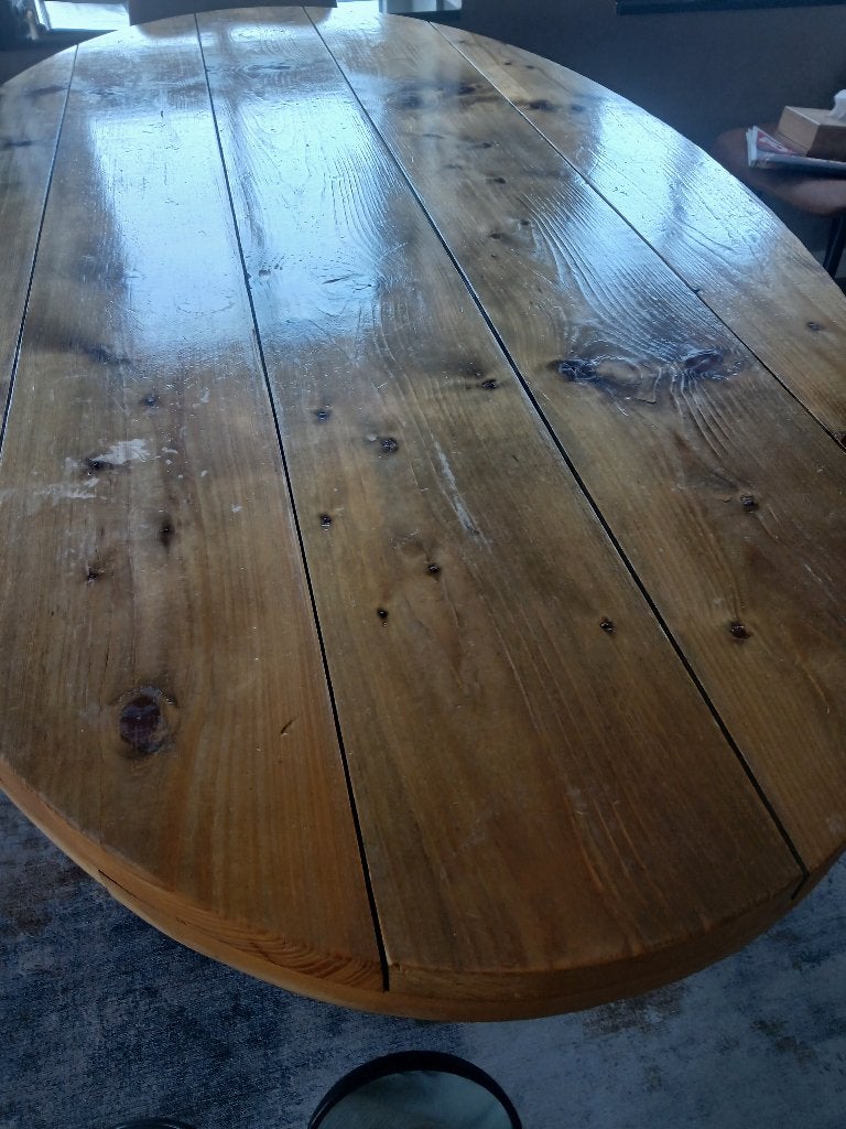 eettafel 180/94 cm, Huis en Inrichting, Ophalen, Gebruikt, 50 tot 100 cm, Vijf personen of meer