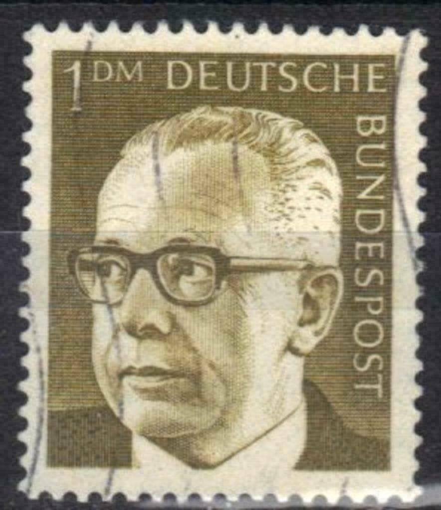 Duitsland Bundespost 1970-1972 - Yvert 516 - Heinemann (ST), Verzenden, BRD, Gestempeld