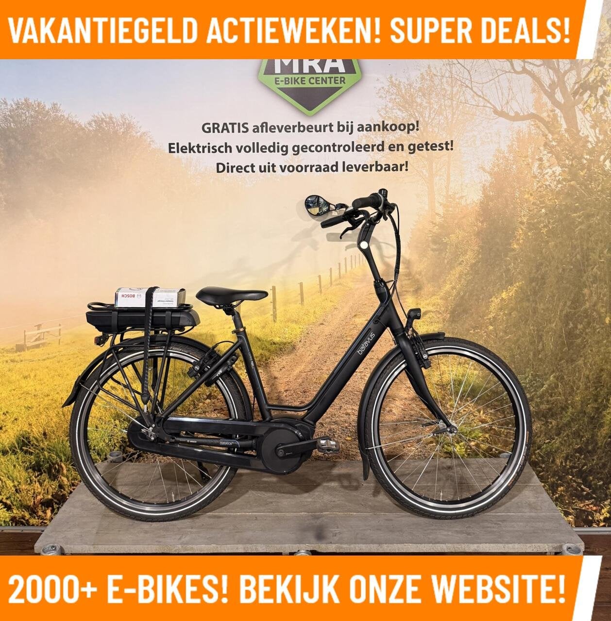 Batavus Ego Elektrische fiets met BOSCH midden motor ebike!