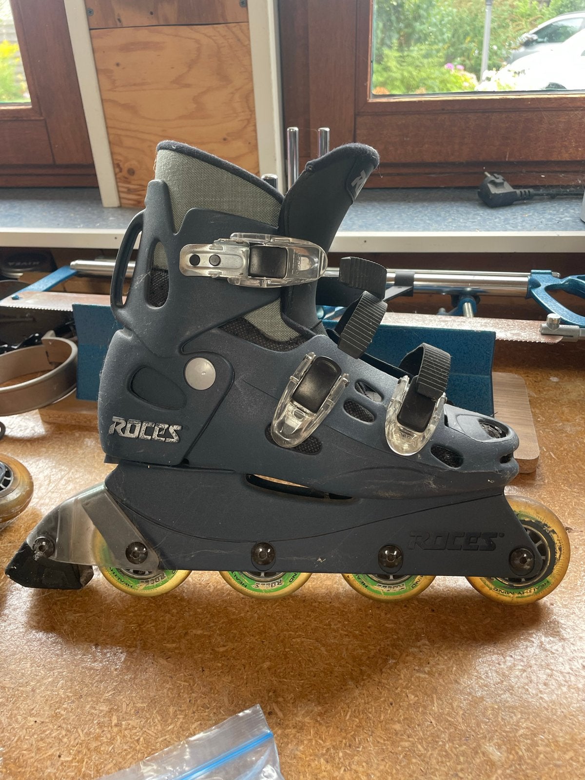 Roces Skeelers MT 40 Blauw, Sport en Fitness, Skeelers, Ophalen, Gebruikt, Inline skates 4 wielen, Roces