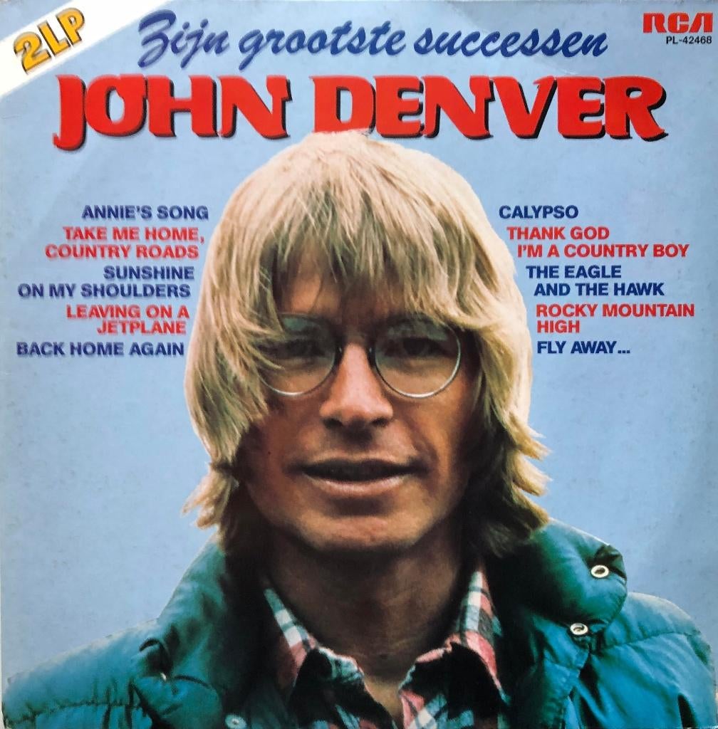 JOHN DENVER 2 LP: ZIJN GROOTSTE SUCCESSEN, Ophalen of Verzenden, Gebruikt, 12 inch, Europees