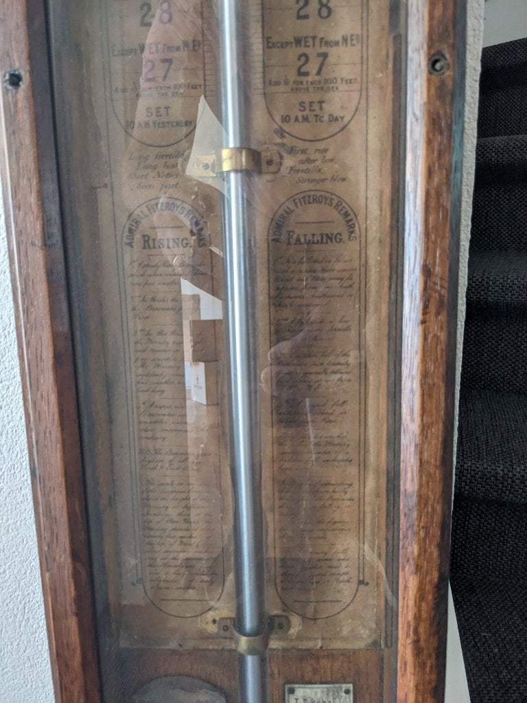 Barometer Thermometer, Ophalen, Niet werkend, Barometer