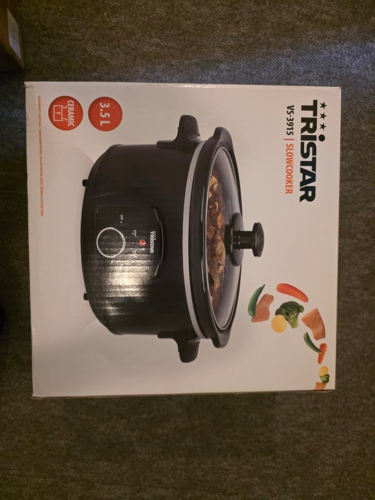 Tristar VS-3915 Slowcooker nieuw alleen open geweest, Witgoed en Apparatuur, Slowcookers, Ophalen of Verzenden, Nieuw