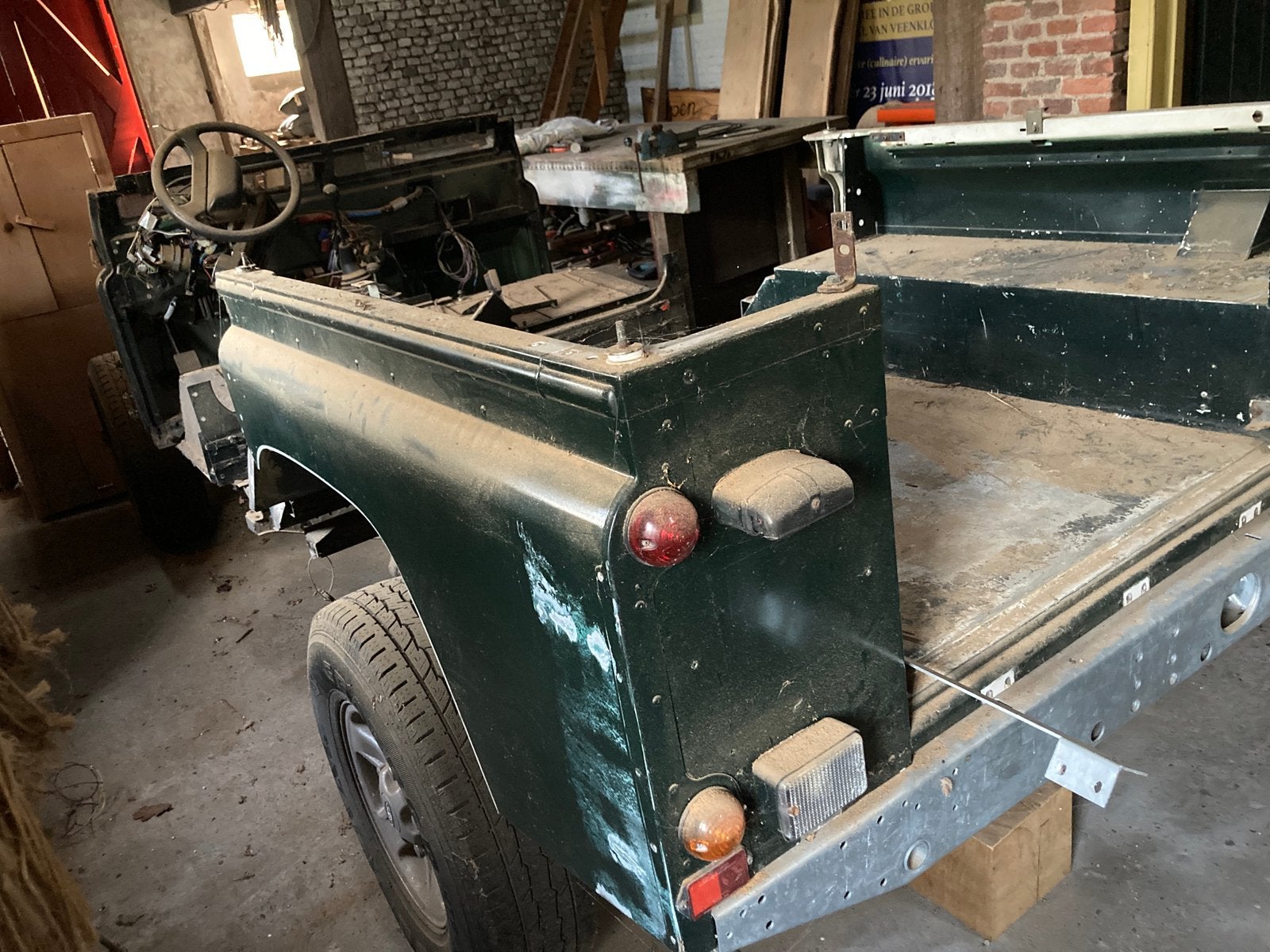 Land Rover Defender 2.5TD5 ST WGN 110 2000 Groen, Auto's, 122 pk, Defender, Particulier, 1955 kg