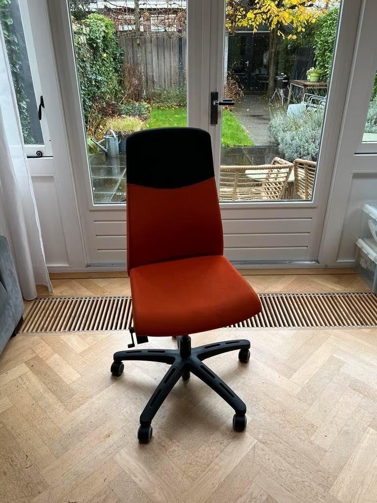 IKEA Volmar Bureaustoel - Oranje/Zwart, Ophalen of Verzenden, Gebruikt, Oranje, Bureaustoel