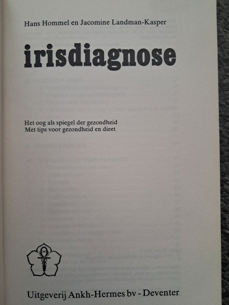 Irisdiagnose, Gelezen, Verzenden, Hommel en Landman-Kasper, Natuurwetenschap