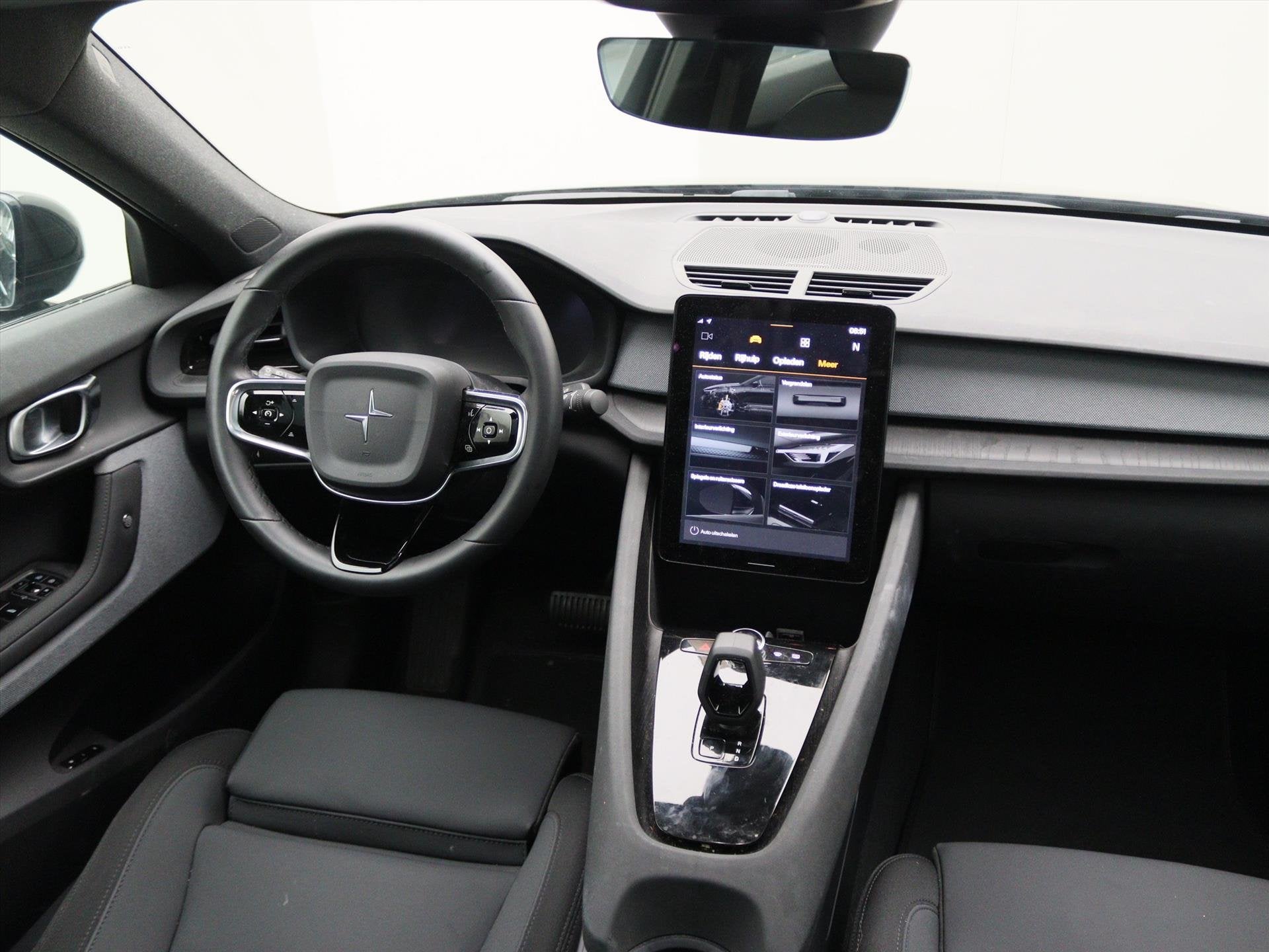Polestar 2 Long Range Dual Motor 408PK 78kWh 92.82% SoH Laun, Auto's, Polestar 2, Stof, Gebruikt, Zwart