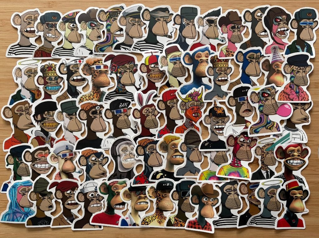 Ape, verveelde aap stickers, Verzamelen, Verzenden, Nieuw
