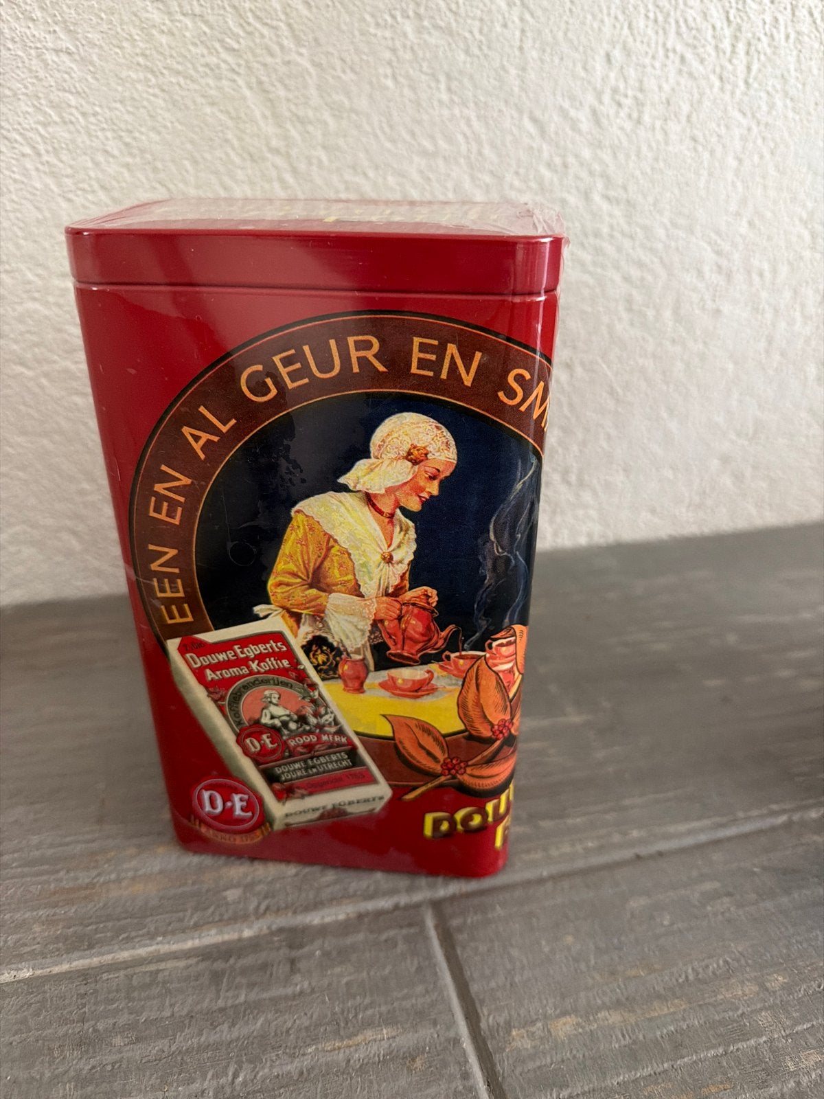 Douwe Egberts Koffieblik - Een en al geur en smaak, Verzamelen, Ophalen of Verzenden