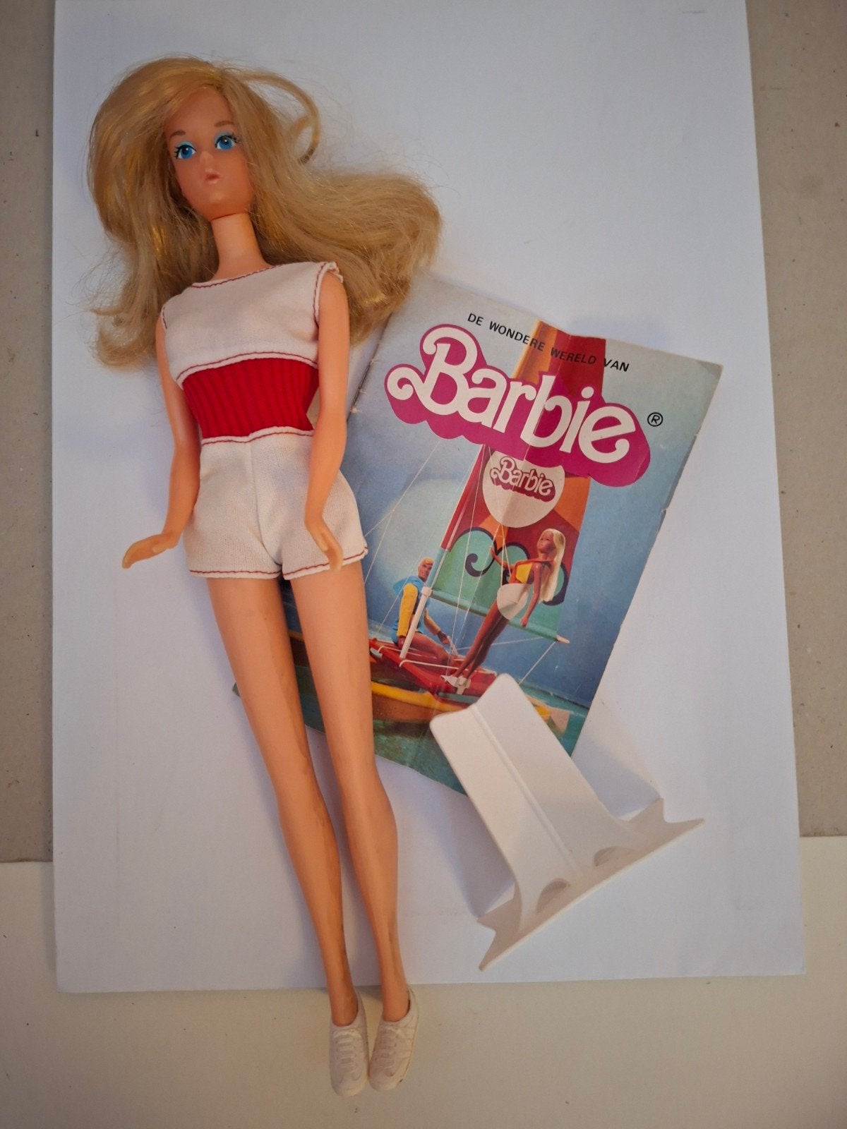 vintage free moving barbie doll 70ejaren mattel speelgoed
