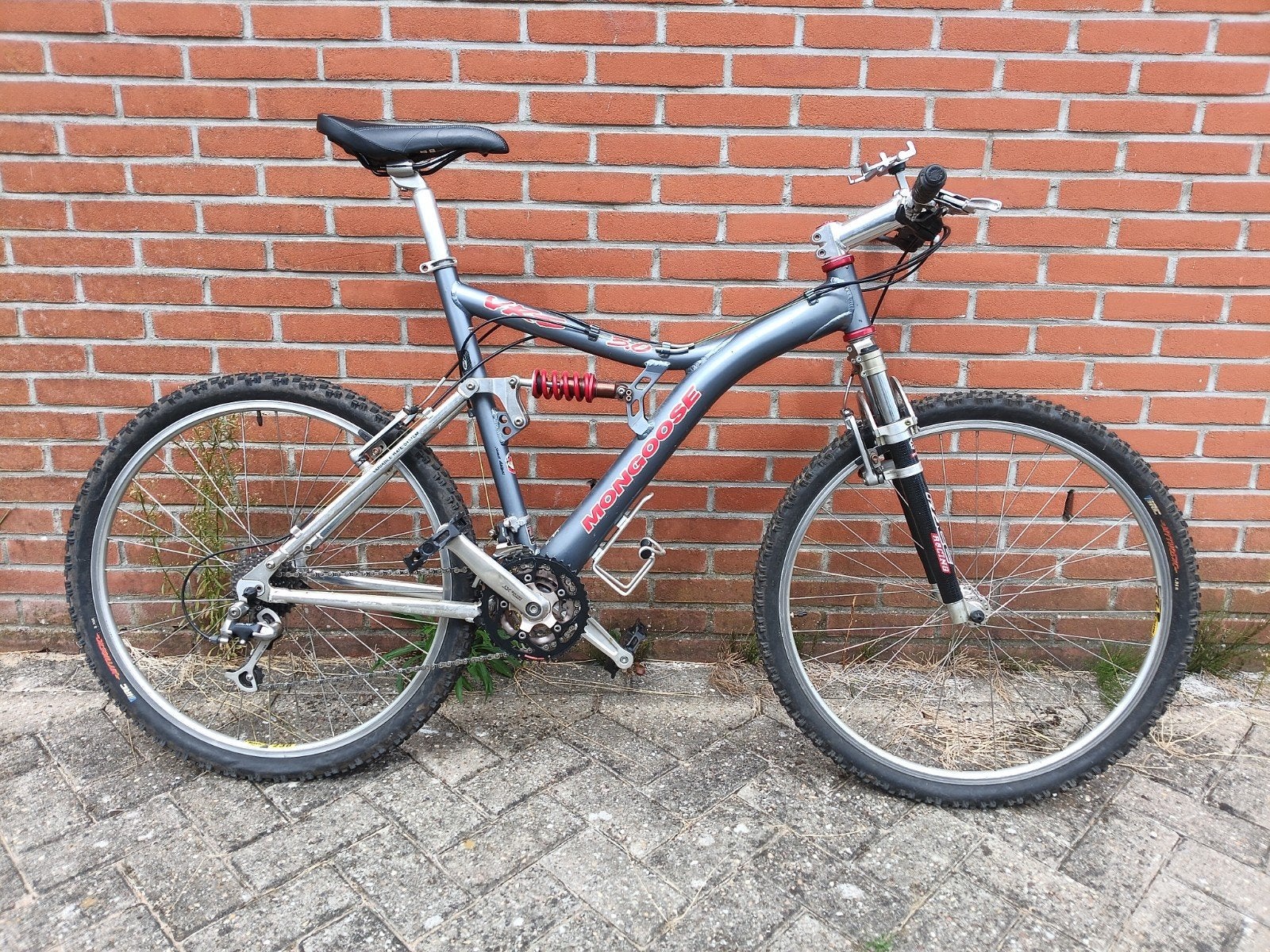 Mongoose VRS 3.0 Retro Mountainbike, Gebruikt, Ophalen, Overige merken, Velgrem