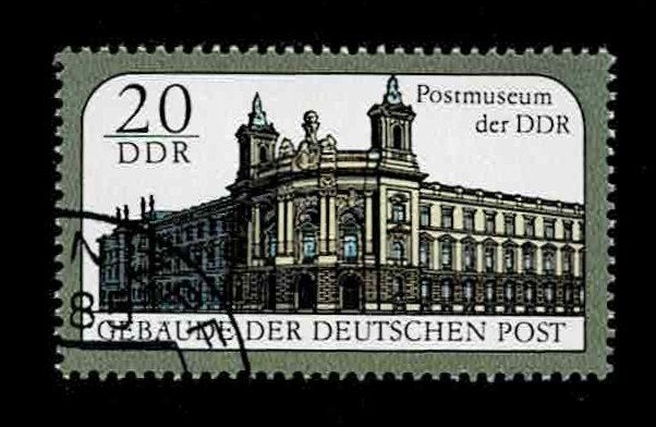 postzegel 2759 DDR Post-Museum DDR, Ophalen of Verzenden, DDR, Gestempeld