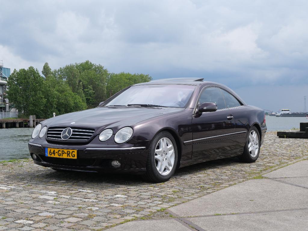 Mercedes-Benz Cl500 138.000KM! 2001 Zwart APK 27-5-27, Automaat, CL, 4 stoelen, Zwart
