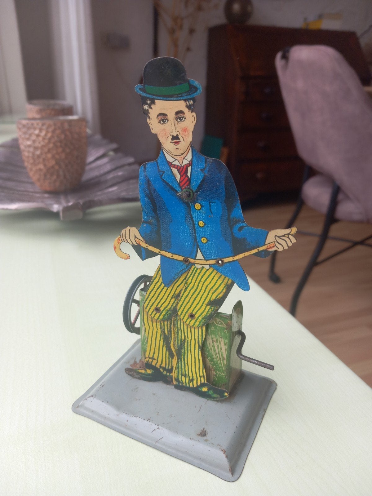 stoommachine aandrijfmodel WK Charlie Chaplin, Antiek en Kunst, Antiek | Speelgoed, Ophalen of Verzenden