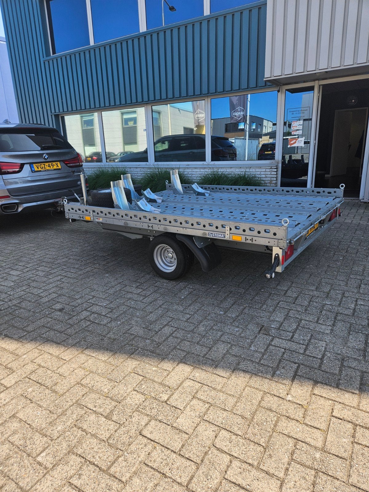 Te huur : Motor aanhanger voor 3 motoren (Stema), Ophalen, Gebruikt