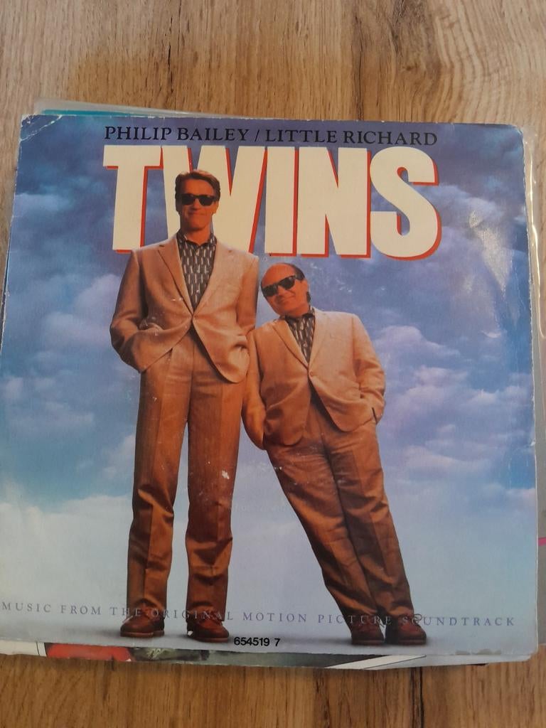 Philip bailey/little richard 7inch twins, Ophalen of Verzenden, Zo goed als nieuw, Overige formaten