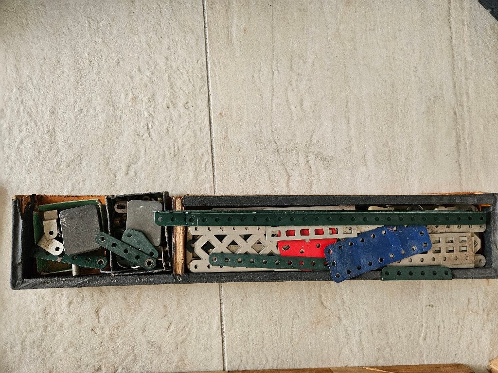 Vintage Meccano Bouwdoos - Diverse Onderdelen, Ophalen