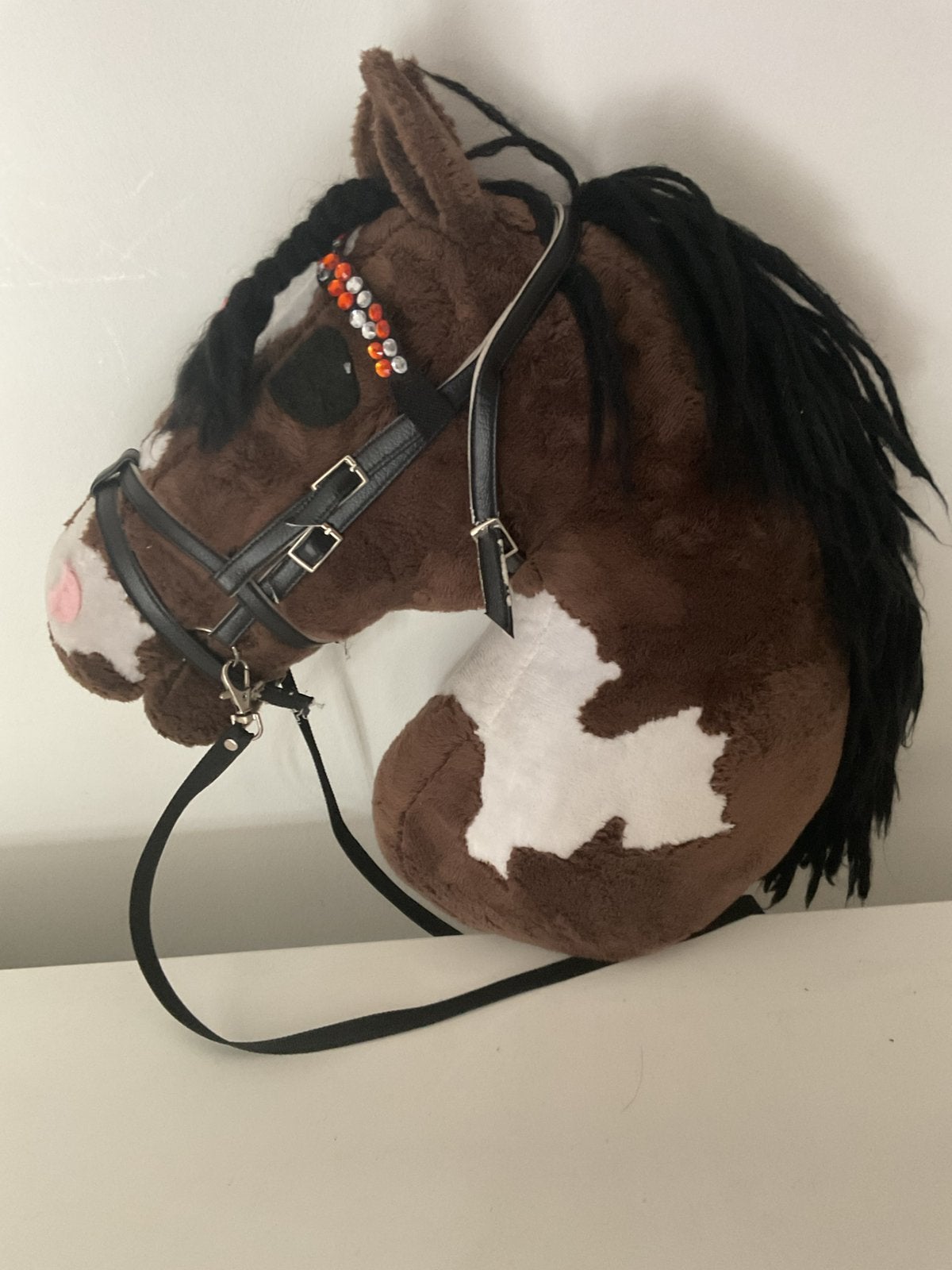 Hobby horse zgan met hoofdstel, Ophalen of Verzenden, Zo goed als nieuw