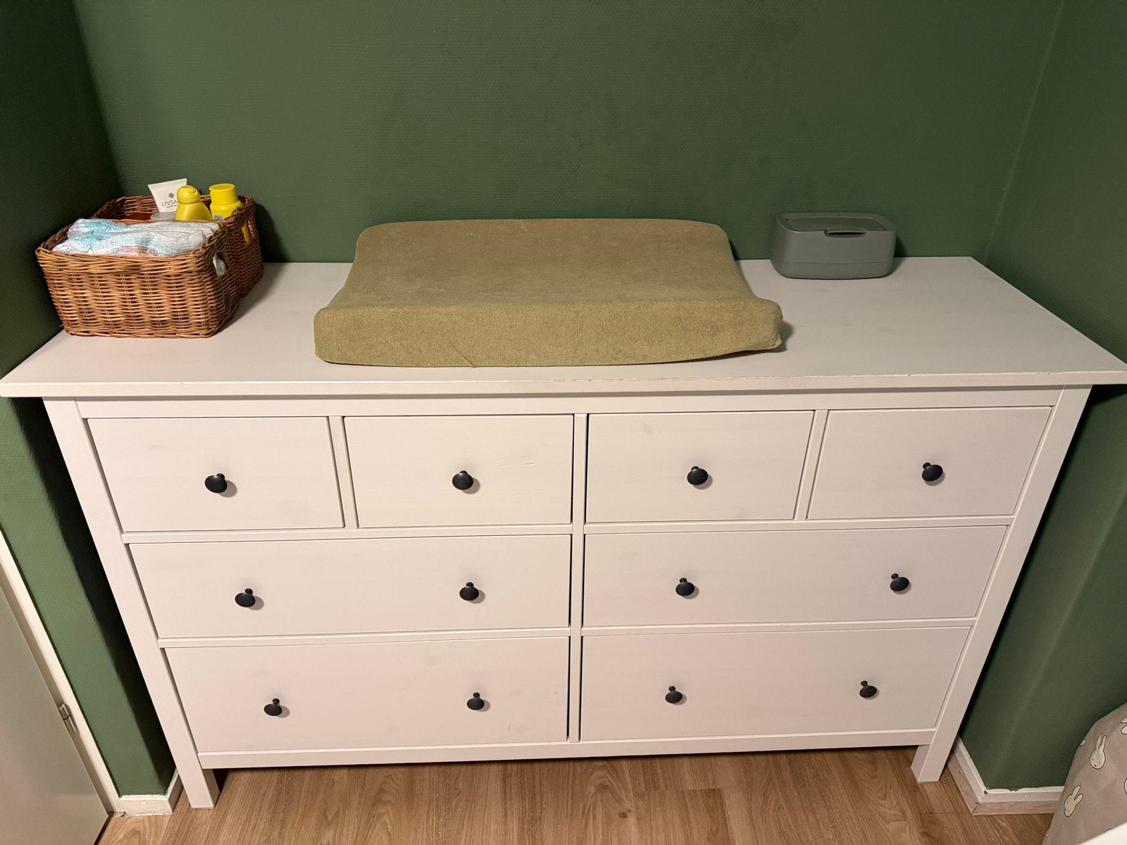 Ikea Hemnes ladekast - Wit, Ophalen, 5 laden of meer, 100 tot 150 cm, 150 tot 200 cm