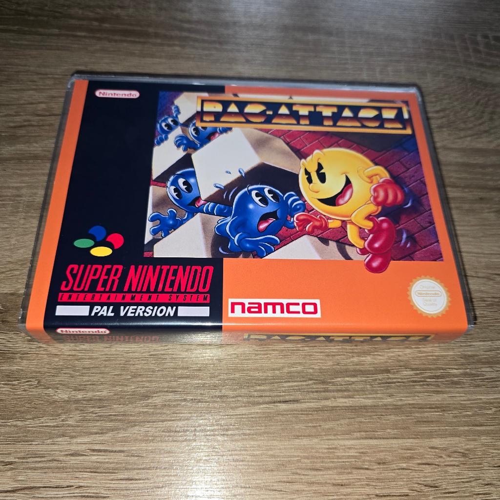 Pac-Attack SNES Game Case, Spelcomputers en Games, Games | Nintendo Super NES, Zo goed als nieuw, Avontuur en Actie, 1 speler