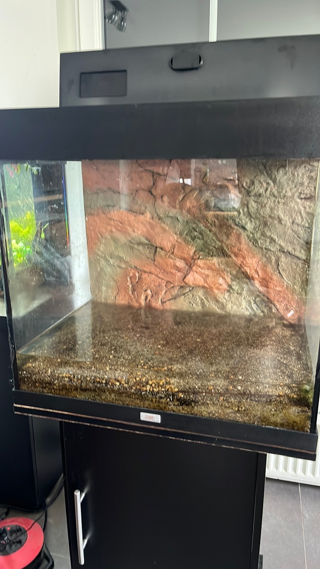 Juwel aquarium met onder kast, Dieren en Toebehoren, Vissen | Aquaria en Toebehoren, Ophalen, Gebruikt, Juwel, Inclusief deksel