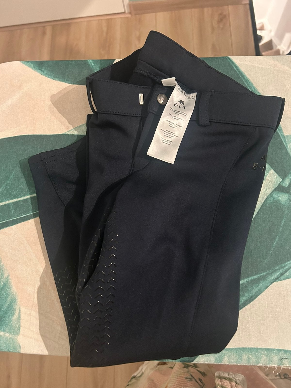 Donkerblauwe elt paardrijbroek, Dieren en Toebehoren, Blauw, Kinderen, Verzenden, Overige merken