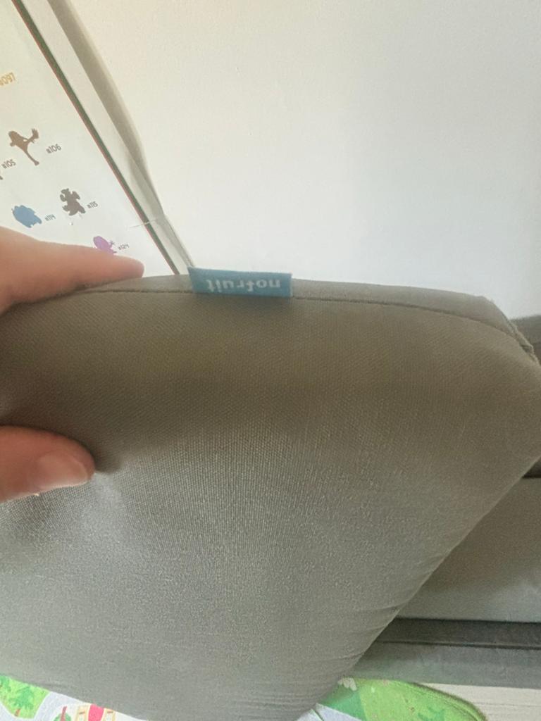 Loungekussens- Grijs, Tuin en Terras, Tuinmeubel-accessoires, Ophalen, Gebruikt