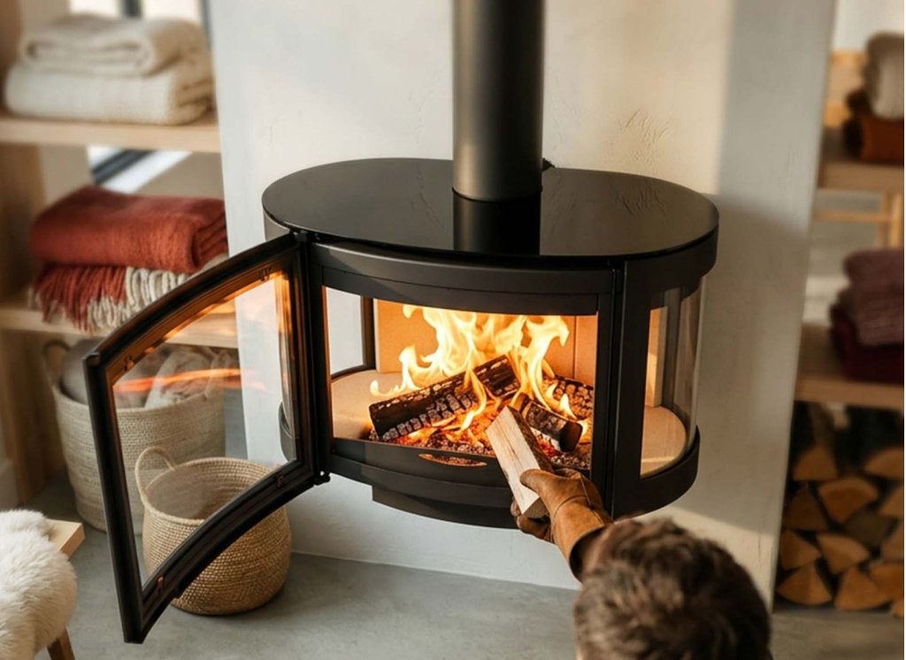 Wanders Black Pearl houtkachel, Huis en Inrichting, Niet ingevuld, Nieuw, Niet ingevuld, Niet ingevuld