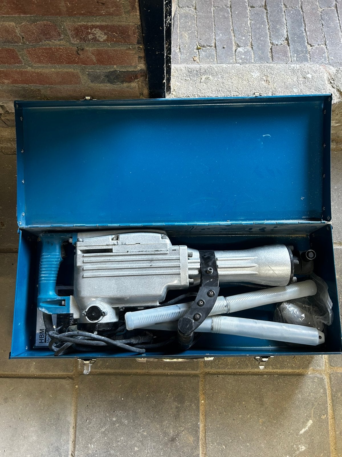 HBM 1600W Sloophamer – 45 Joule – SDS-Hex – Compleet, Ophalen of Verzenden, Zo goed als nieuw, Boor- en/of Breekhamer