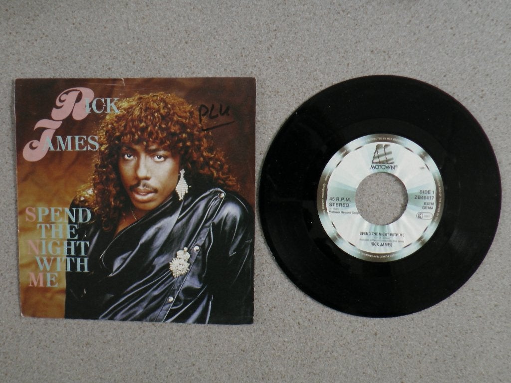 Rick James - Spend the night with me VINYL SINGLE, Fotohoes, Ophalen of Verzenden, Gebruikt, Pop
