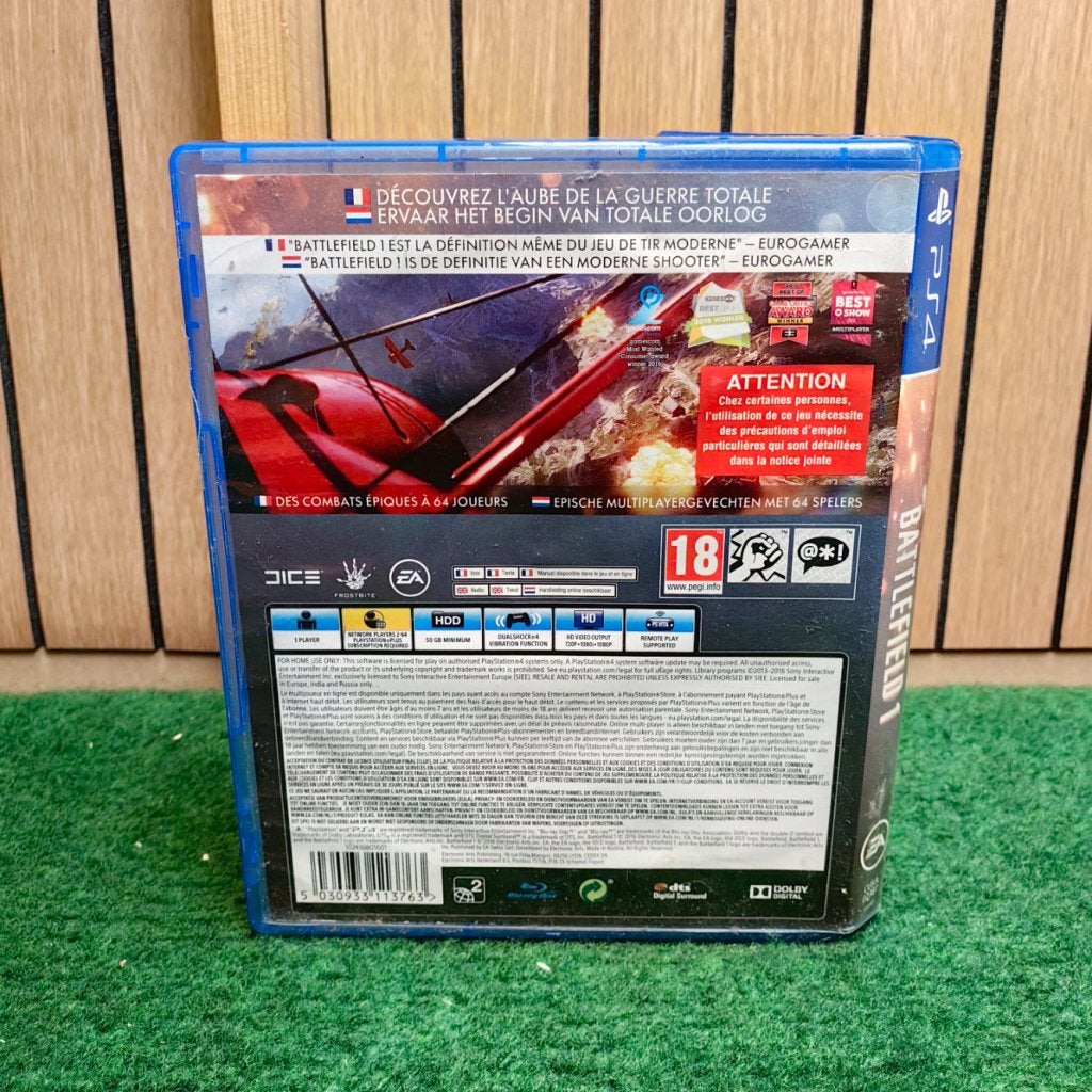 Battlefield 1 Ps4 Game - In Nette Staat, Sony, Zo goed als nieuw, Support@sony.com, 1-7-1 Konan, Minato-ku
Tokyo 108-0075
Japan