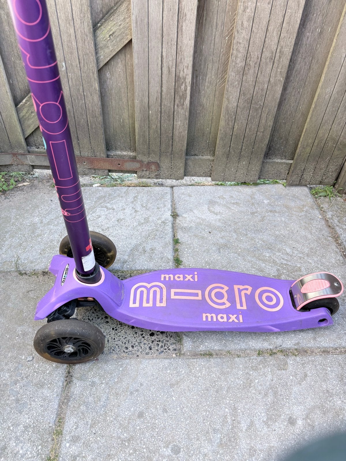 Micro Maxi step paars - Gebruikt, Fietsen en Brommers, Steps, Ophalen, Gebruikt, Gewone step