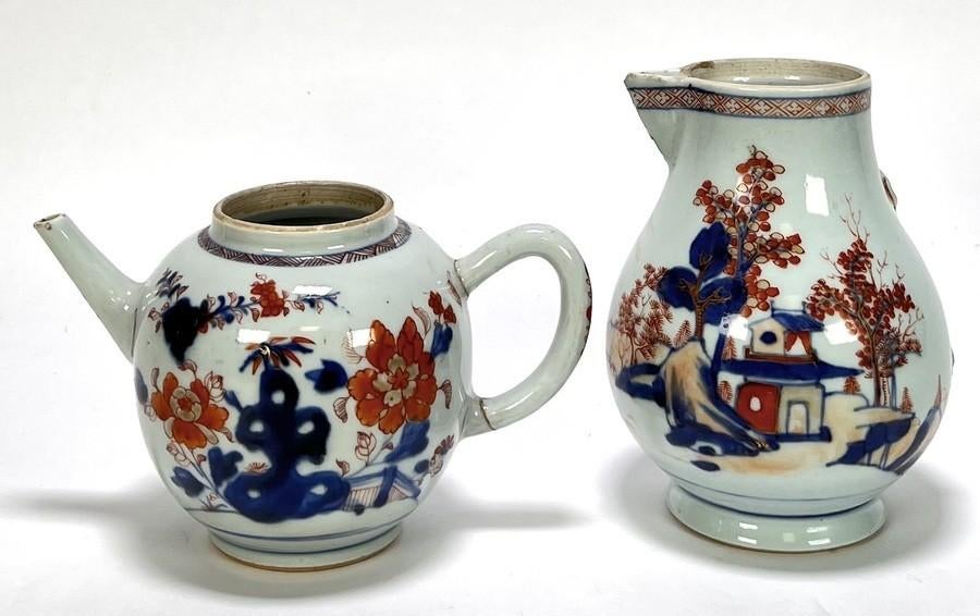 1281. Kakiemon theepot en schenkkan - Japan, 18e eeuw, Antiek en Kunst, Ophalen of Verzenden