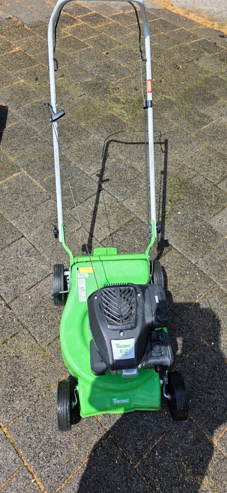 Stihl/viking mb 248 benzine maaier., Tuin en Terras, Grasmaaiers, Ophalen, Gebruikt