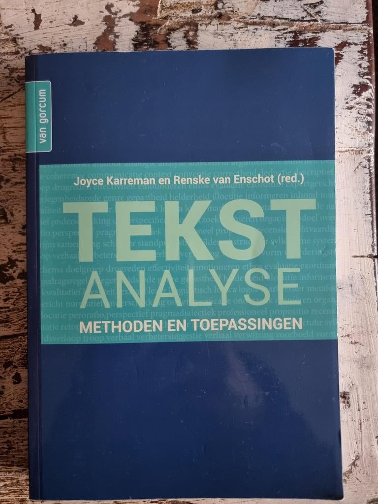Schoolboek Tekstanalyse - 2023 Editie, Nieuw, Ophalen of Verzenden, Joyce Karreman, Nederlands