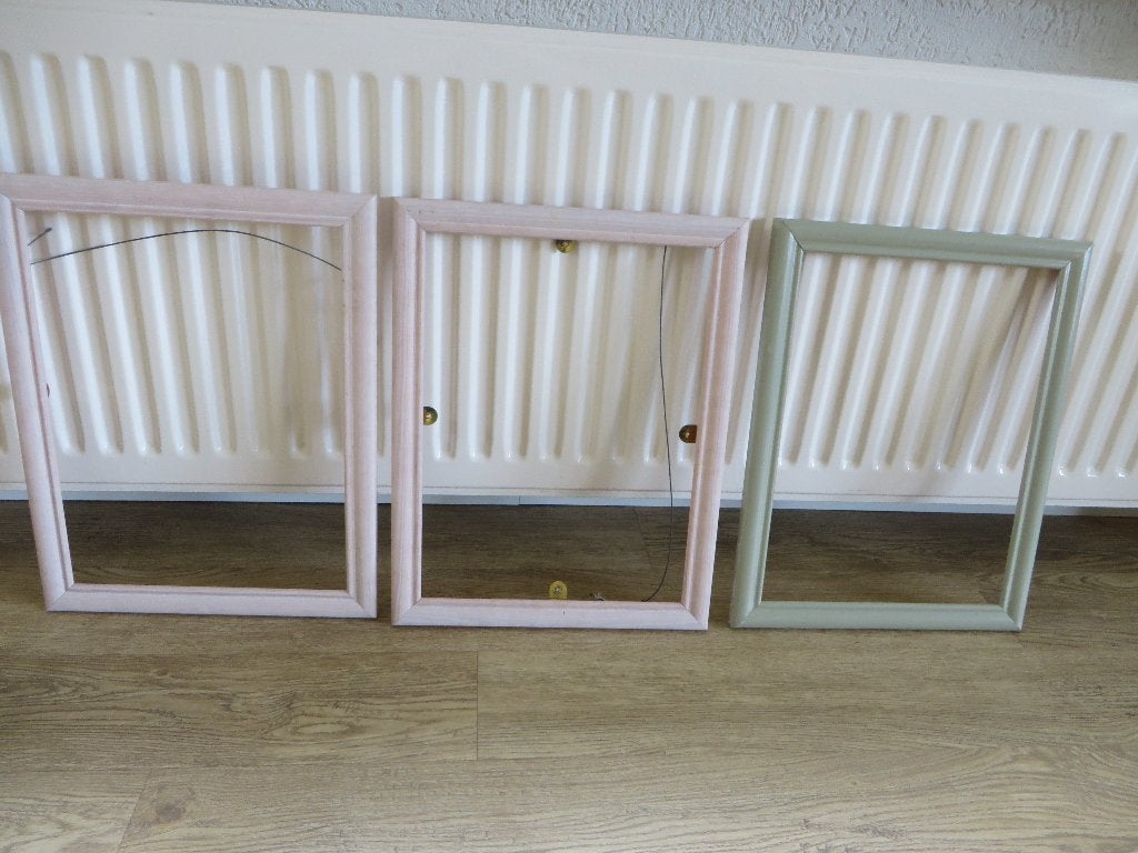 Schilderijlijst hout 2 x 45 x 35 cm / 1 x 45 x 55 cm, Huis en Inrichting, Woonaccessoires | Lijsten, Zo goed als nieuw, Schilderijlijst