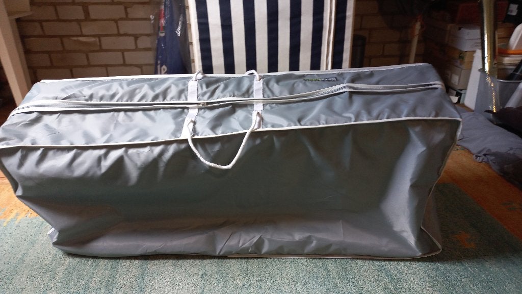 tas voor tuinstoelkussens ( euro trail ), Tuin en Terras, Ophalen, Zo goed als nieuw