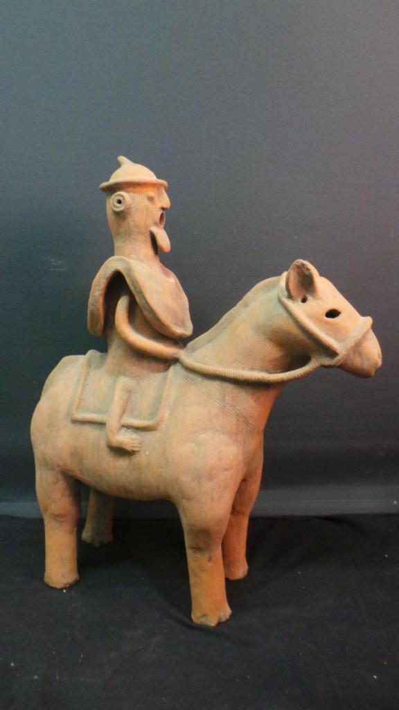 Terracotta Beeld: Benin - sculptuur - Yoruba - Nigeria, Ophalen of Verzenden