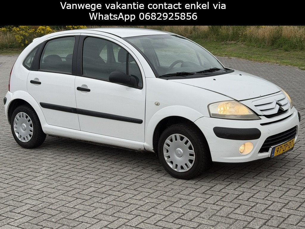 Citroën C3 1.4i Airco Cruise-control Apk:NIEUW BIJ AFLEVERI, Auto's, Citroën, Voorwielaandrijving, 1160 kg, 989 kg, Wit