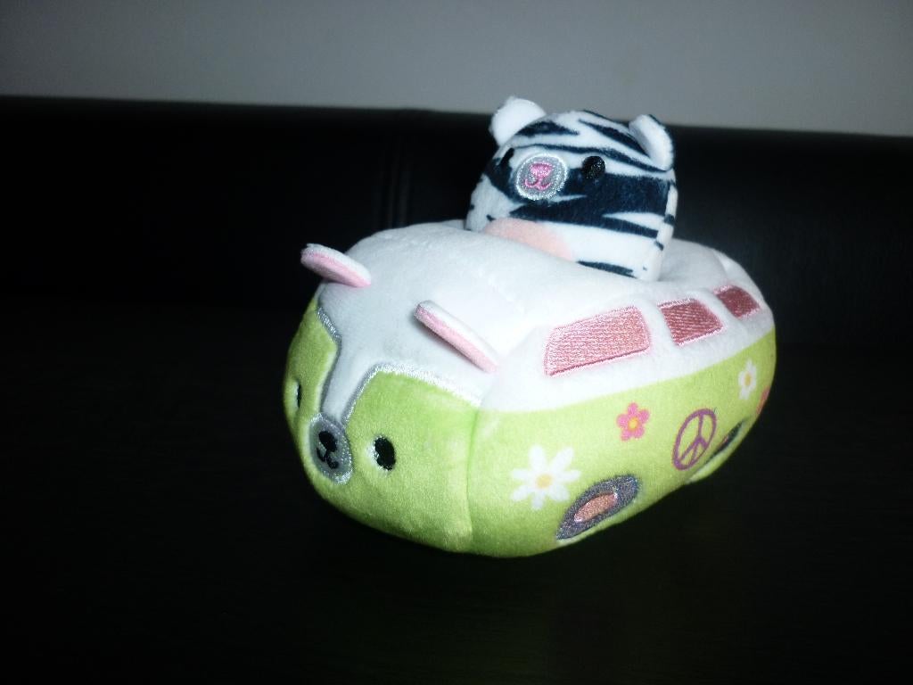 Squishmallow met busje / Micro mallows auto, Overige typen, Ophalen of Verzenden, Zo goed als nieuw, Klein (minder dan 20 cm)