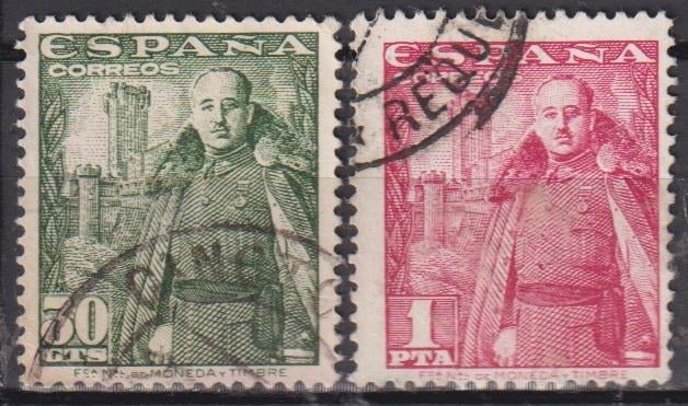 Spanje 1948 Franco, Postzegels en Munten, Postzegels | Thematische zegels, Gestempeld, Overige thema's, Verzenden