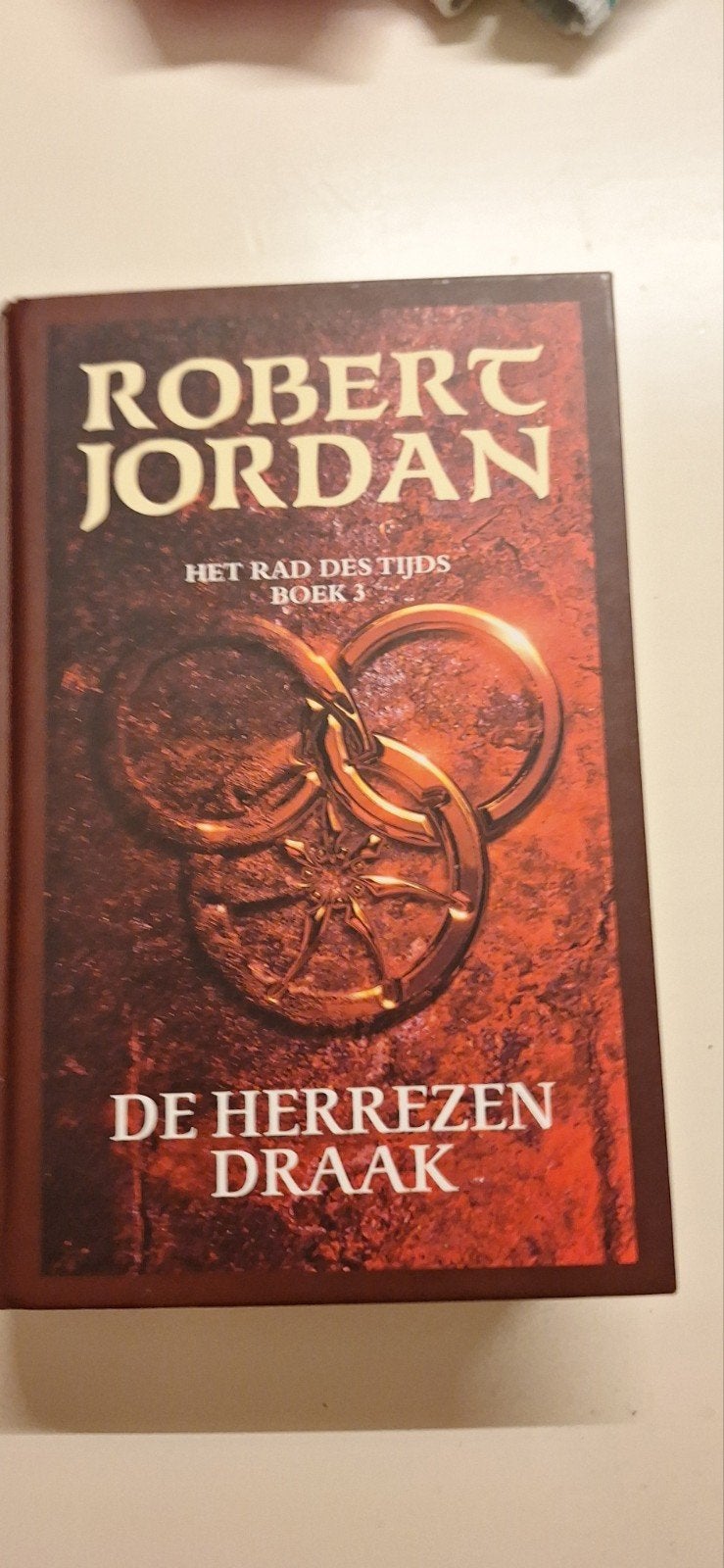 Het Rad des Tijds Boek 3: De Herrezen Draak - Robert Jordan, Boeken, Ophalen of Verzenden, Gelezen, Robert Jordan