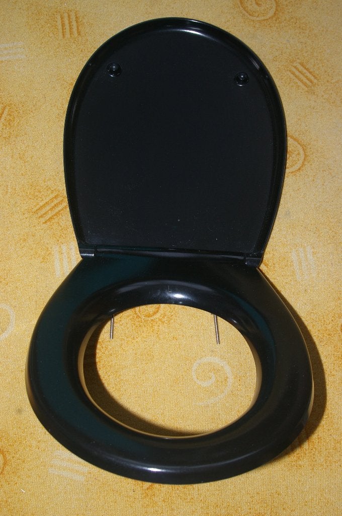 Toilet brillen Twee stuks Zwart en wit, Doe-het-zelf en Verbouw, Ophalen of Verzenden, Nieuw, Toilet