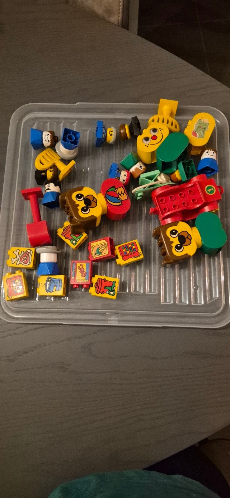 Oude Duplo blokken en figuren, Ophalen, Gebruikt, Duplo, Losse stenen
