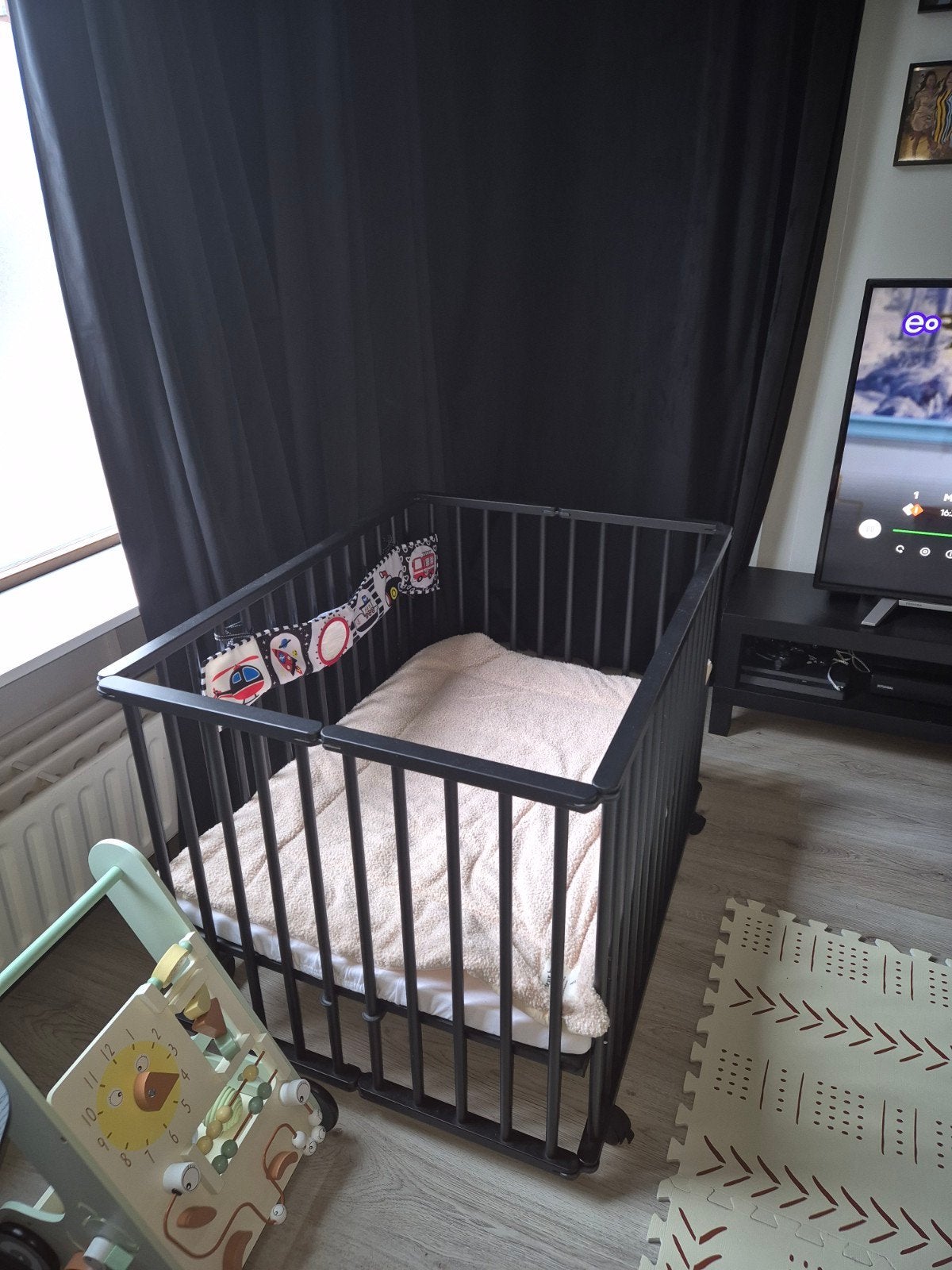 Prenatal Inklapbare Box met Wielen en Matras, Kinderen en Baby's, Ophalen, Zo goed als nieuw