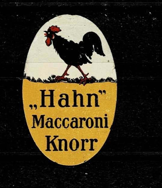 sluitzegel Duitsland HAHN MACARONI, Ophalen of Verzenden, Overige thema's